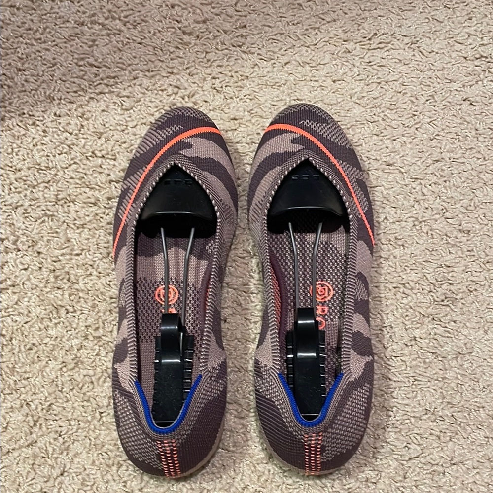 Rothy's Camouflage Flats - Brown and Blue
